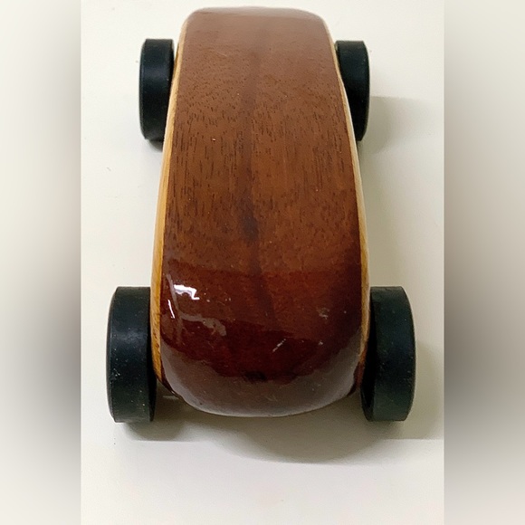 1988 Vtg Hand Crafted Homemade Pinewood Derby Race Car - Picture 3 of 12